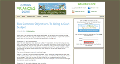 Desktop Screenshot of gettingfinancesdone.com